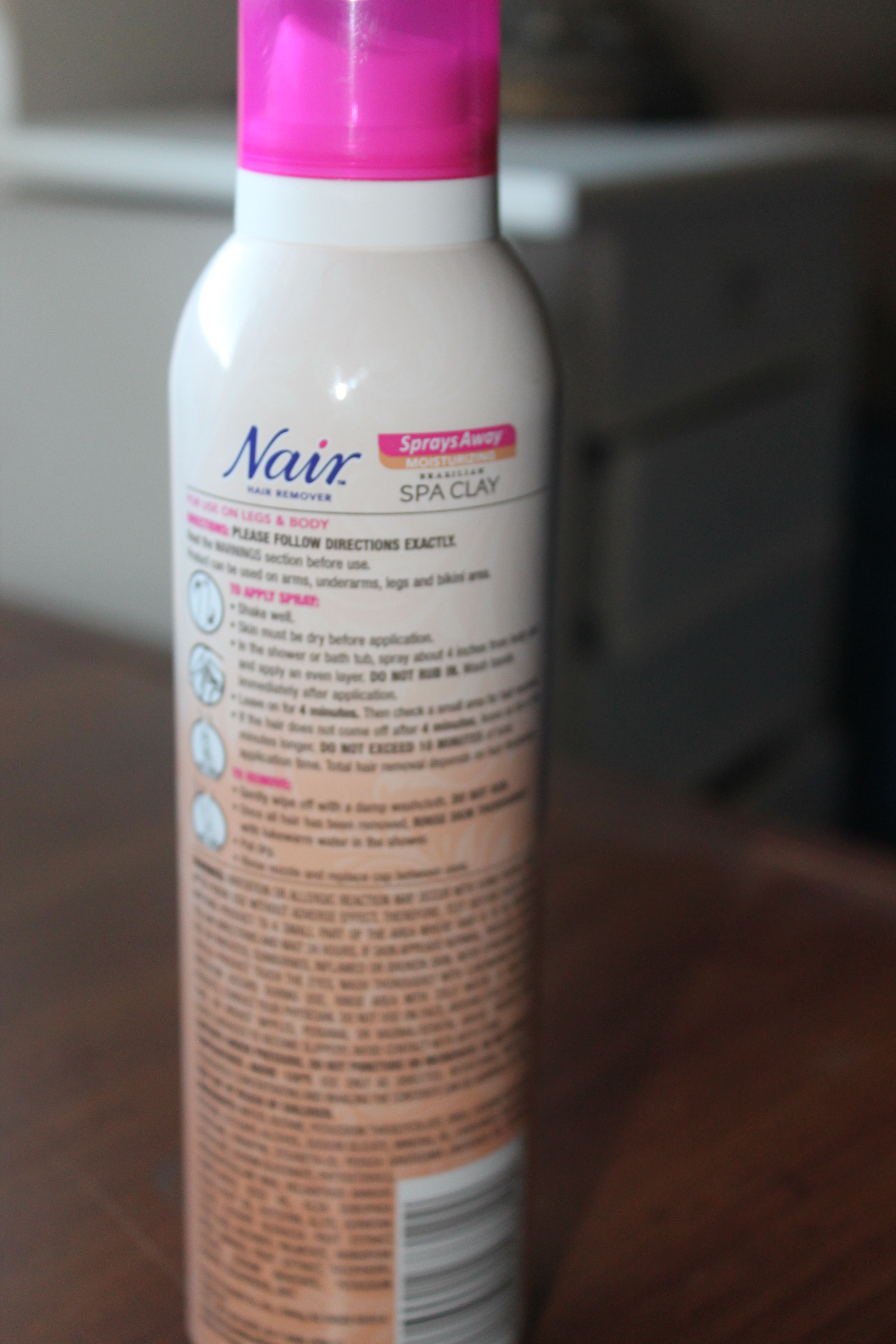 Nair Hair Remover Spray Away No Touch Spray. The Girl Is Poison