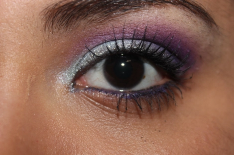 Frozen inspired eye look ami garza